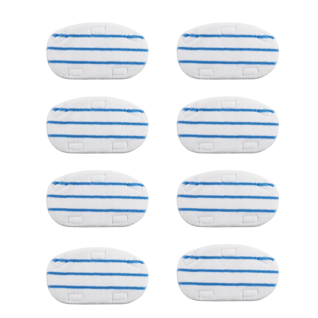 8 Pack Mop Heads Replacement Microfiber Steam Mop Pads Compatible PurSteam ThermaPro 10-in-1