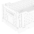 thumbnail image 6 of Simplify 4LT Collapsible Plastic Storage Crate in White, 6 of 8