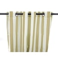 thumbnail image 4 of Jordan Manufacturing 54" x 96" Natural Stripe Grommet Semi-sheer Outdoor Curtain Panel, 4 of 8