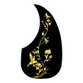 thumbnail image 4 of 10 Pcs Autocollant de Protection Paster Exquis Instruments Accessoires Anti-Rayures Couverture Anti-Poussière Résistance à l'Usure Guitare Fournitures Noir/or Insecte, 4 of 9