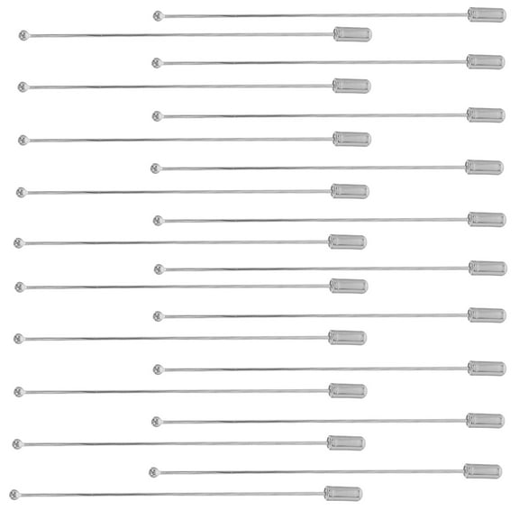 PENIKOKO 20 Pieces Boutonniere Pins with Stainless Steel Safety Caps for Wedding, Prom, and Formal Clothing Accessories
