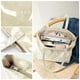 thumbnail image 4 of Bolsa Tote KALIDI de PVC con Cierre y Papel Kraft, Bolsa de Playa Beige, 4 of 7