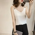 HSMQHJWE Knit Tank Tops For Women Clothes Women Fashion Solid Tops