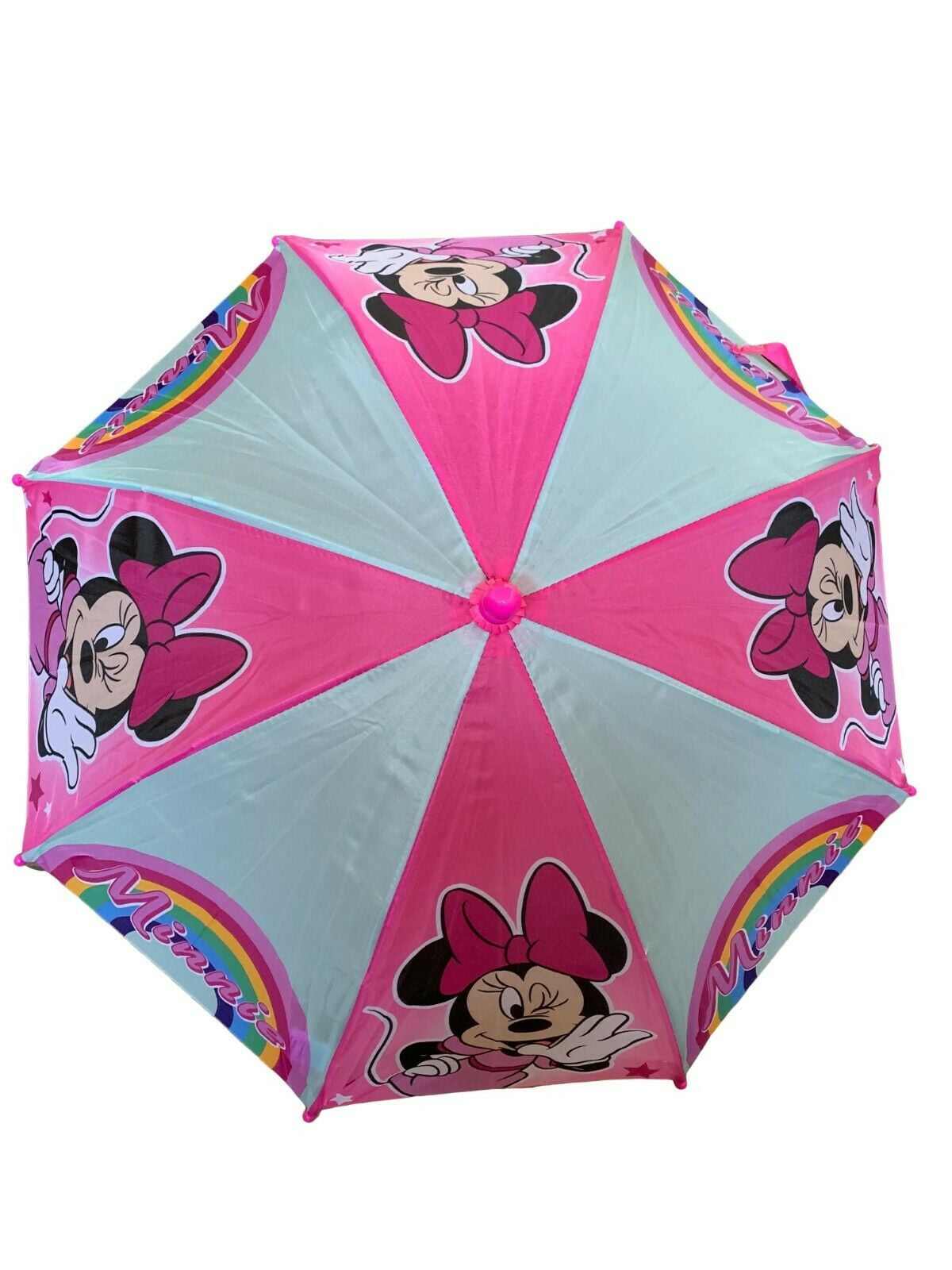 Minnie Mouse Figure Molded Handle Umbrella for Toddler Girl Kid Sized 3