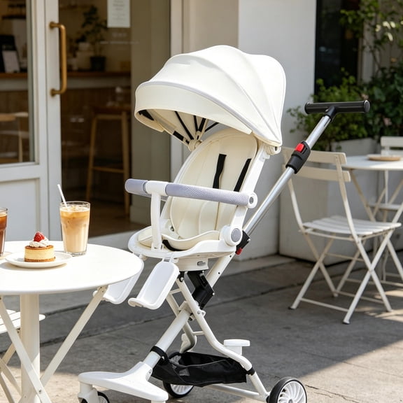 OUNONA Metal with Ergonomic Grip for Wagon, Compatible with Strollers, Camping Carts and Outdoor Use