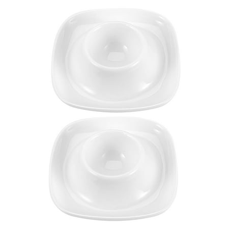 

NUOLUX Egg Cups Boiled Holder Eggs Hard Cups Household Holder Plate Porcelainceramics Holders Racks Bowl Serving Single Plat
