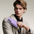 thumbnail image 7 of Dteck Wallet for Samsung Galaxy Z Fold 5 Case with Built-in Glass Screen Protector, Soft PU Leather Card Holder Flip Kickstand Protective Case for Z Fold 5 5G,Purple, 7 of 7