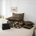 thumbnail image 6 of Manfei Leopard Print 7-Piece Twin Bedding Sets,Wild Animal Bedding Comforter Set,Cheetah Pattern Sheet Sets For Girl Kids,Breathable Home Decor Reversible, 6 of 9