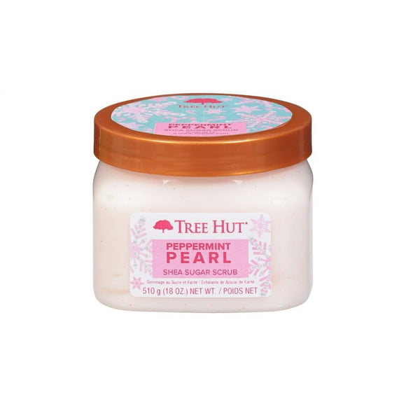 Tree Hut Shea Sugar Scrub, Peppermint Pearl, 18 oz