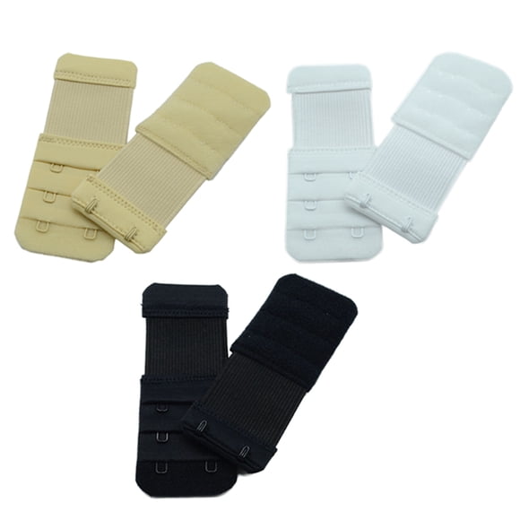 Women's Bra Extender Elastic 6PCS Assorted Bra Band Extension Lingerie Extender