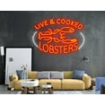 thumbnail image 2 of Glowneon Seafood Restaurant Neon Sign, Lobster Restaurant Wall Decor, 2 of 4