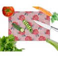 thumbnail image 2 of Caroline's Treasures Watercolor Red Roses and Polkadots Glass Cutting Board Large, 2 of 2
