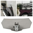 thumbnail image 4 of Motorcycle Windshield Motorcycle Windscreen Acrylic Universal Airflow Adjustable Motorcycle Windscreen Windshield Wind Deflector Black, 4 of 7