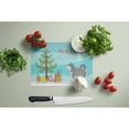thumbnail image 3 of Carolines Treasures CK3862LCB Pomsky 2 Christmas Tree Glass Cutting Board Large, 12H x 16W, multicolor, 3 of 4