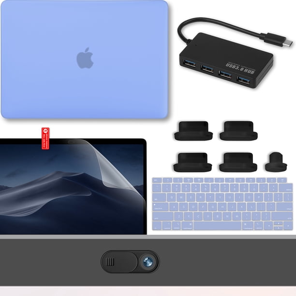 New Macbook Air 13 Inch Case 19 18 With Usb C Hub Adapter 337 W
