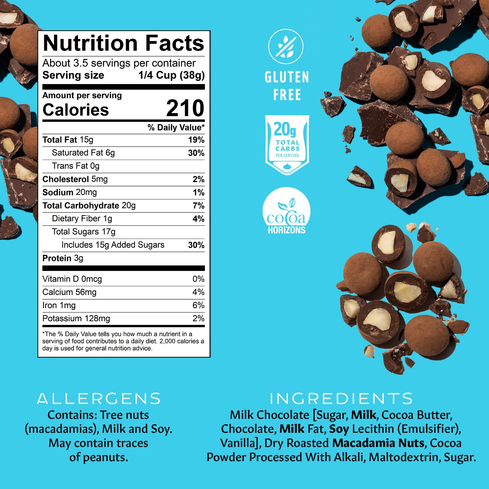 (2 pack) Mauna Loa Milk Chocolate Covered Macadamias with Allergen Information, 5 oz. Can
