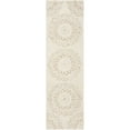 thumbnail image 6 of SAFAVIEH Blossom Brody Geometric Wool Area Rug, Ivory/Beige, 6' x 9', 6 of 9