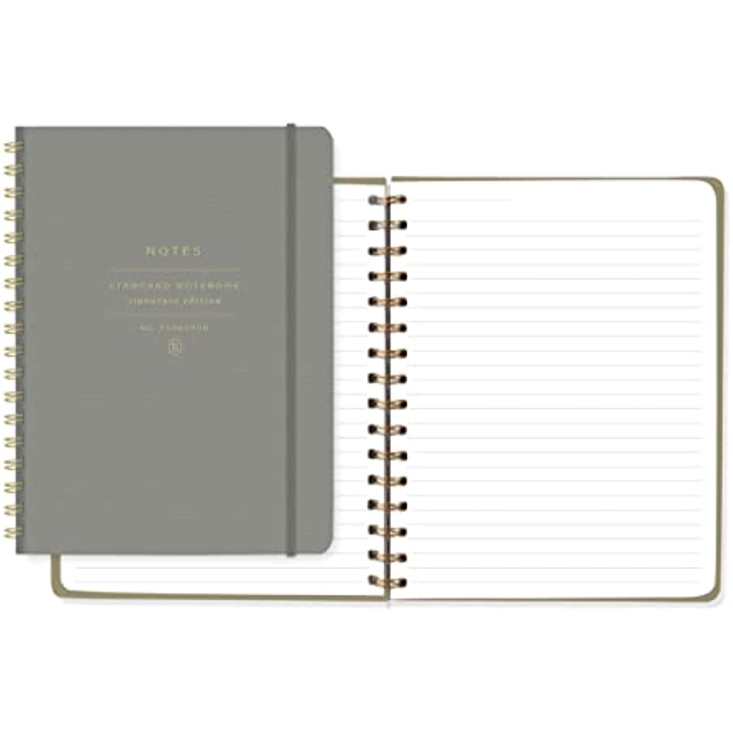 Fringe Studio Standard Spiral Notebook, Faux Leather, Medium (962070), Multicolor