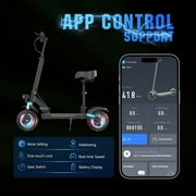 S6PRO 1200W Range 70km Portable Escooter Electric Scooter for Adults with 48V 18.2AH 15AH Battery 10 Inch Off-Road Tire