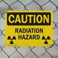 thumbnail image 4 of Radiation Hazard (with biohazard graphic) OSHA Caution Rigid Plastic Sign 14 Inch x 10 Inch - 5 Pack, 4 of 8