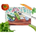 thumbnail image 2 of Caroline's Treasures Fawn Pug reading in the kitchen Glass Cutting Board, 2 of 2
