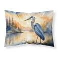 thumbnail image 1 of Blue Heron in the Golden Hour Standard Pillowcase, 1 of 5
