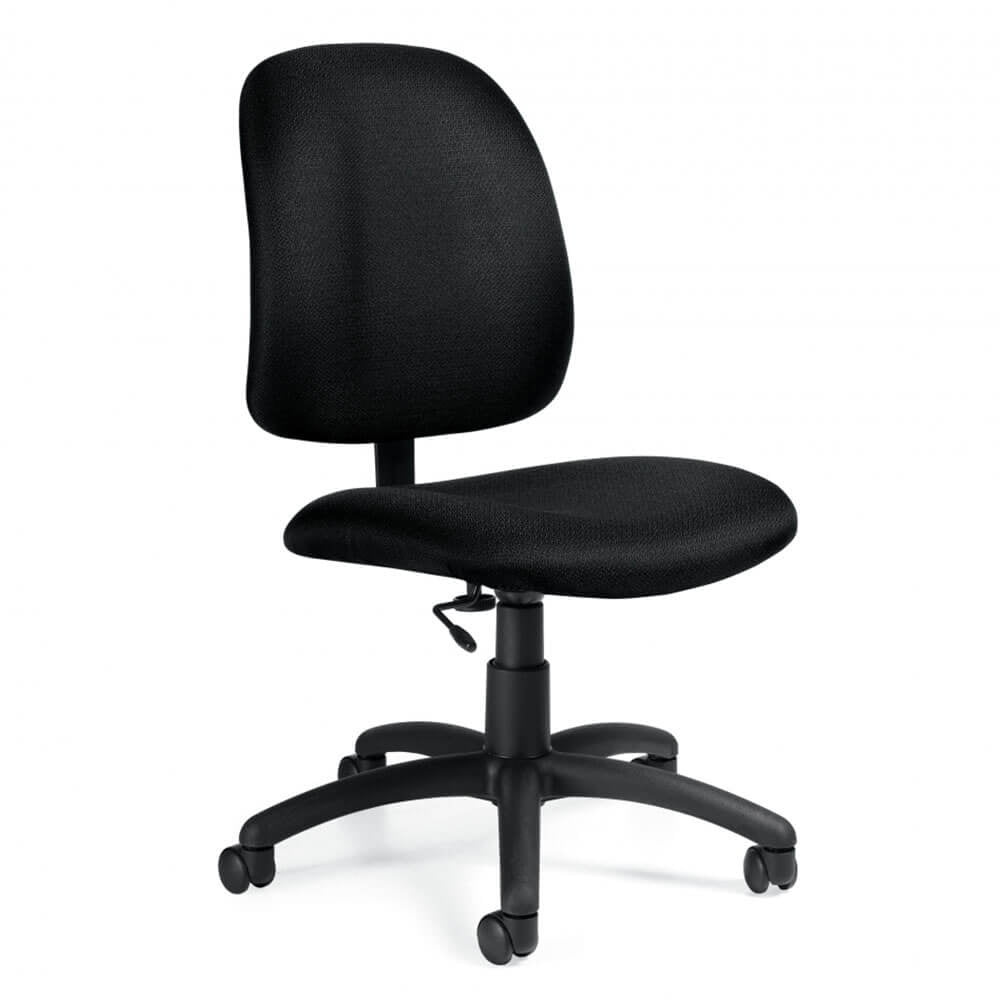 goal task armless office chairs product