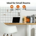 thumbnail image 5 of Comfort Zone Portable Desktop Space Heater with Thermostat, 1,500W, 5 of 7