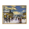 thumbnail image 3 of Designart Paris In Christmas Winter I Traditional Floating Frame Wall Art, 3 of 4