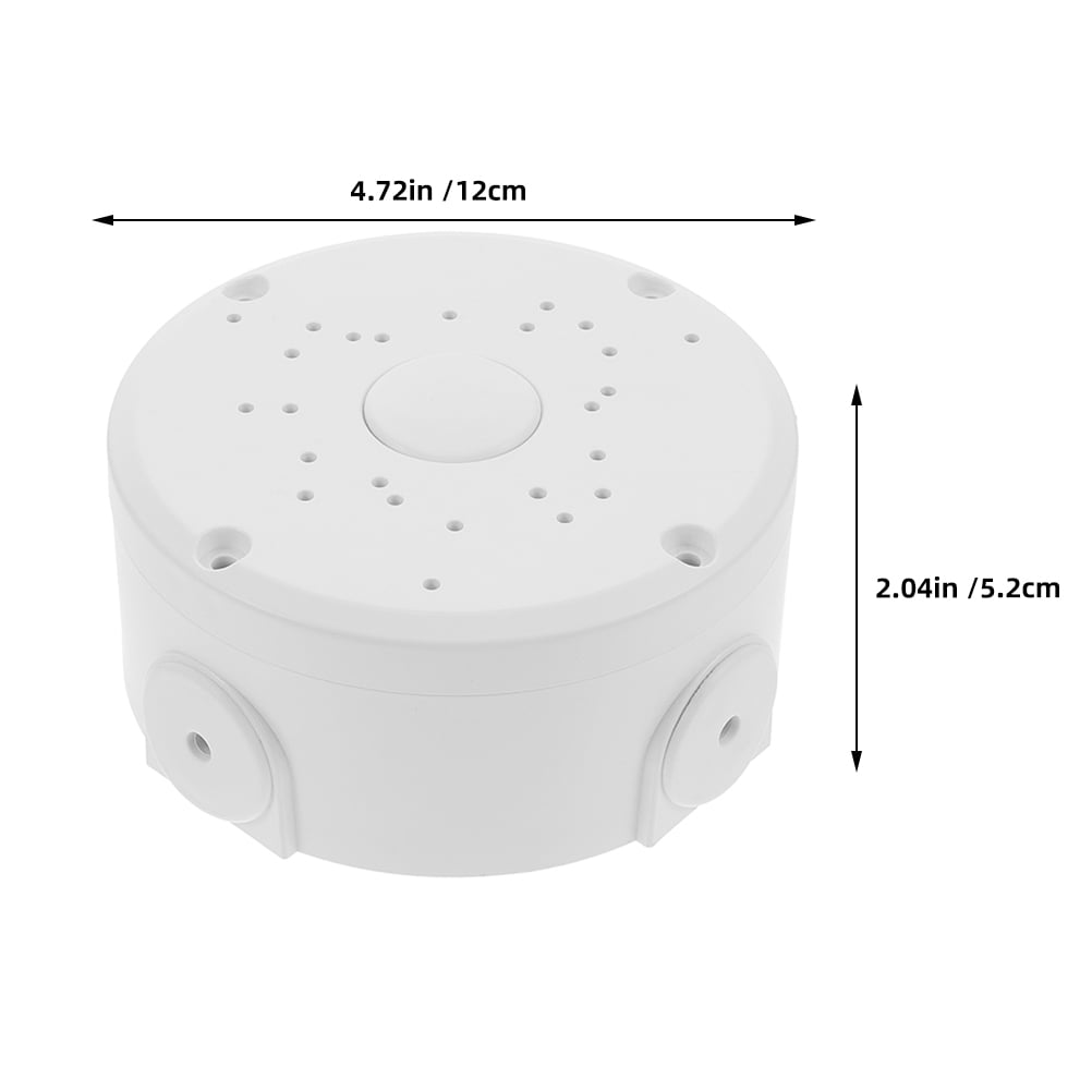 LOLIPPYY 4-Pack Universal Outdoor Junction Box White Electrical Cable Organizer for Wire