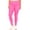 Neon Pink, variant on MOA COLLECTION Women's Plus Size Elastic Band Waist Stretch Comfy Workout Leggings Pants