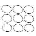 thumbnail image 4 of YOSADIER 36Pcs Round Flat Key Holder Metal Split Rings for DIY Craft Projects 2.5x2.5x0.15in, 4 of 7