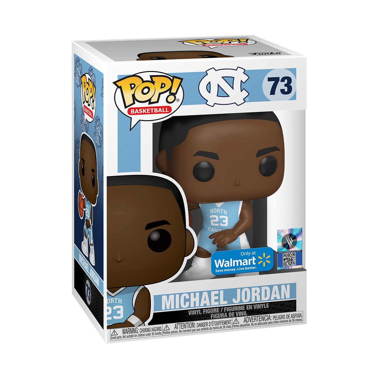 Funko POP! Basketball: UNC - Michael Jordan (Home Jersey) - Walmart Exclusive - image 2 of 5