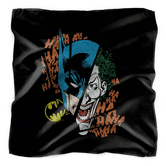 Batman Joker Broken Visage Bandana (21 in x 21 in)