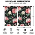 thumbnail image 2 of Blackout Kids Curtains,Pioneer Flower Childrens Insulated Curtains Set Of 2,Bedroom Essentials,Toddler Room Decor 42x63in(106x160cm), 2 of 4