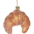 thumbnail image 5 of Kurt Adler Noble Gems 4.25-Inch Brown and Yellow Croissant Christmas Ornament, 5 of 6