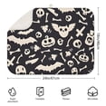 thumbnail image 2 of Halloween Spooky Elements Dish Drying Mat for Kitchen 1 Pack, Ultra Absorbent Microfiber Dishes Drainer Mats,18x24in(46x61cm), 2 of 4