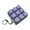 Violet, variant on Fidget Keyring Keyboard Clicker Mechanical Keypad Portable with Lanyard for Concentration in Office and at Home
