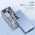 thumbnail image 4 of Case for Samsung Galaxy Z Fold 6, 4-in-1 Magnetic Hinge Protection Case with Lens Protection, S Pen Holder, and Screen Protector - Compatible with Samsung Galaxy Z Fold 6 5G (Blue), 4 of 14