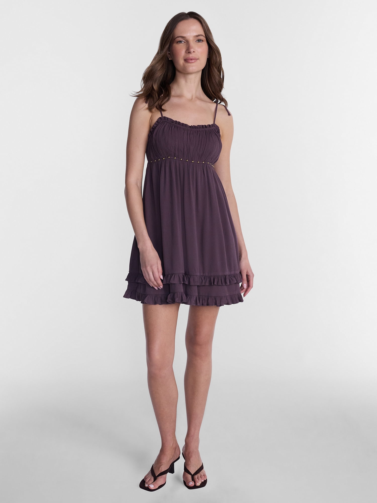 Madden NYC Women’s Ruffle Mini Dress, Sizes XXS-XXL