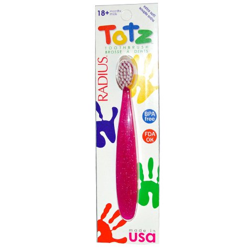 Radius Totz Toothbrush Extra Soft For 18 Plus Months, Bpa Free - 1 Ea