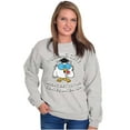 thumbnail image 5 of Feeling Cute IDK Meme Mr. Owl Funny Women Crewneck Sweatshirt Brisco Brands S, 5 of 6