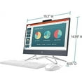 thumbnail image 5 of HP 22-DF 21.5in Full HD Wled All-in-One PC, Intel Celeron G5900T, 8GB, 512GB SSD, Blue, 5 of 5