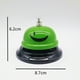 thumbnail image 5 of Campana de mano con forma de cara sonriente de metal para entrenamiento de mascotas, barra de servicio para restaurante, campana de convocatoria, contestador automático de competición, mesa, 5 of 6