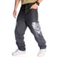 thumbnail image 1 of Pantalones vaqueros de baile callejero Hip-Hop HIPHOP para hombre, de moda, con calavera bordada, rectos, holgados, informales, para patineta, talla grande, 1 of 5