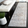 thumbnail image 2 of SAFAVIEH Orchard Eglantine Damask Runner Rug, Grey/Gold, 2'2" x 9', 2 of 8