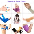thumbnail image 6 of DFDIEJZ Colorful  Durable  and Flexible Pack of 10 Self Adhesive Elastic Bandage Wrap Tape - Provides Warmth  Comfort  and Protection - Knee  Finger  Ankle  and Palm Support - Ideal Elast, 6 of 7