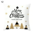 thumbnail image 2 of Housse de Coussin de Noël Décorative Transparente Imprimée Lavable, Douce pour la Peau, pour la Maison, 2 of 3