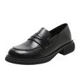 thumbnail image 2 of Mocasines estilo japonés, zapatos de uniforme de cuero genuino Tide, zapatos de plataforma estilo universitario, zapatos de cuero pequeños, zapatos planos individuales para mujer, 2 of 4