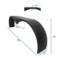 thumbnail image 2 of Telyswee 2pcs Trailer Fenders, Heavy-Duty Plate Steel Fenders for 13"-15" Wheels Tandem Axle Trailer, 2 of 9
